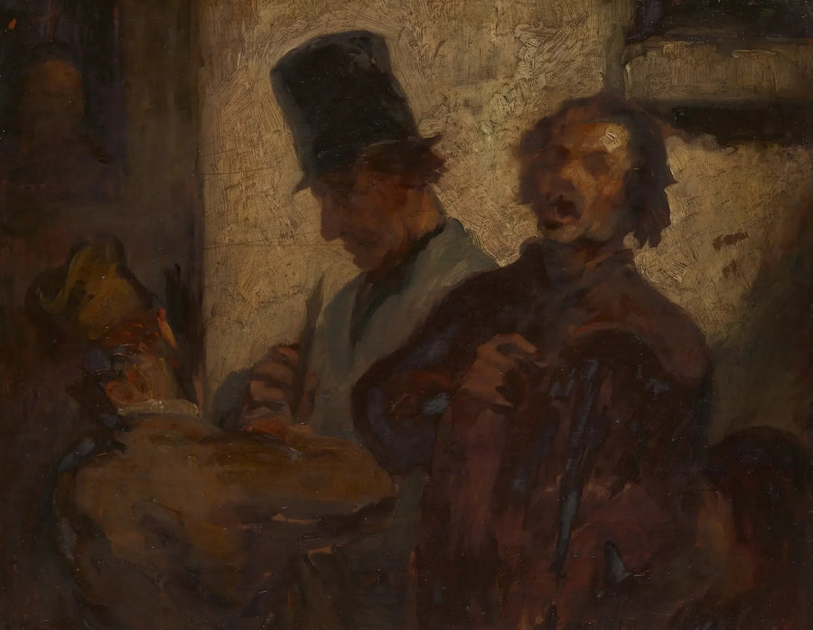 Straßenmusiker - Honoré Daumier