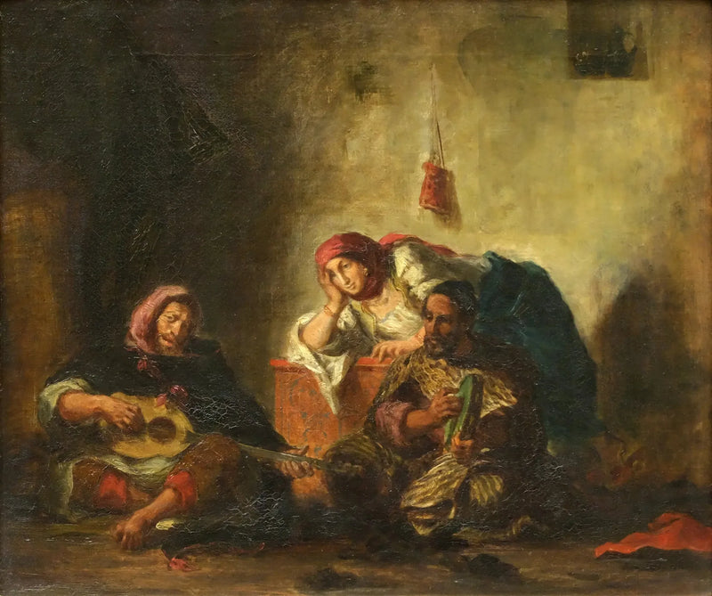 Jüdische Musiker von Mogador - Eugène Delacroix