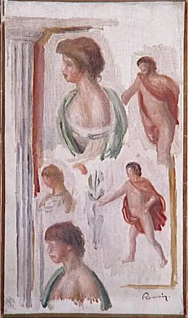 Mythologie, Figuren der antiken Tragödie - Pierre-Auguste Renoir