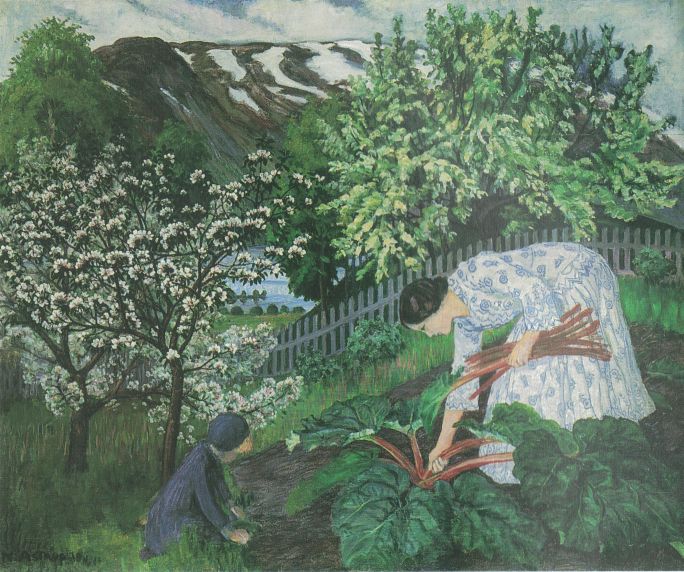 Rhubarbe - Nikolai Astrup