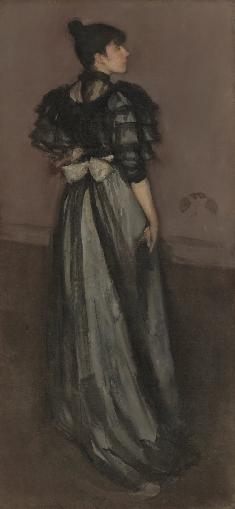 Perlmutt und Silber: die Andalusierin - James Abbott McNeill Whistler