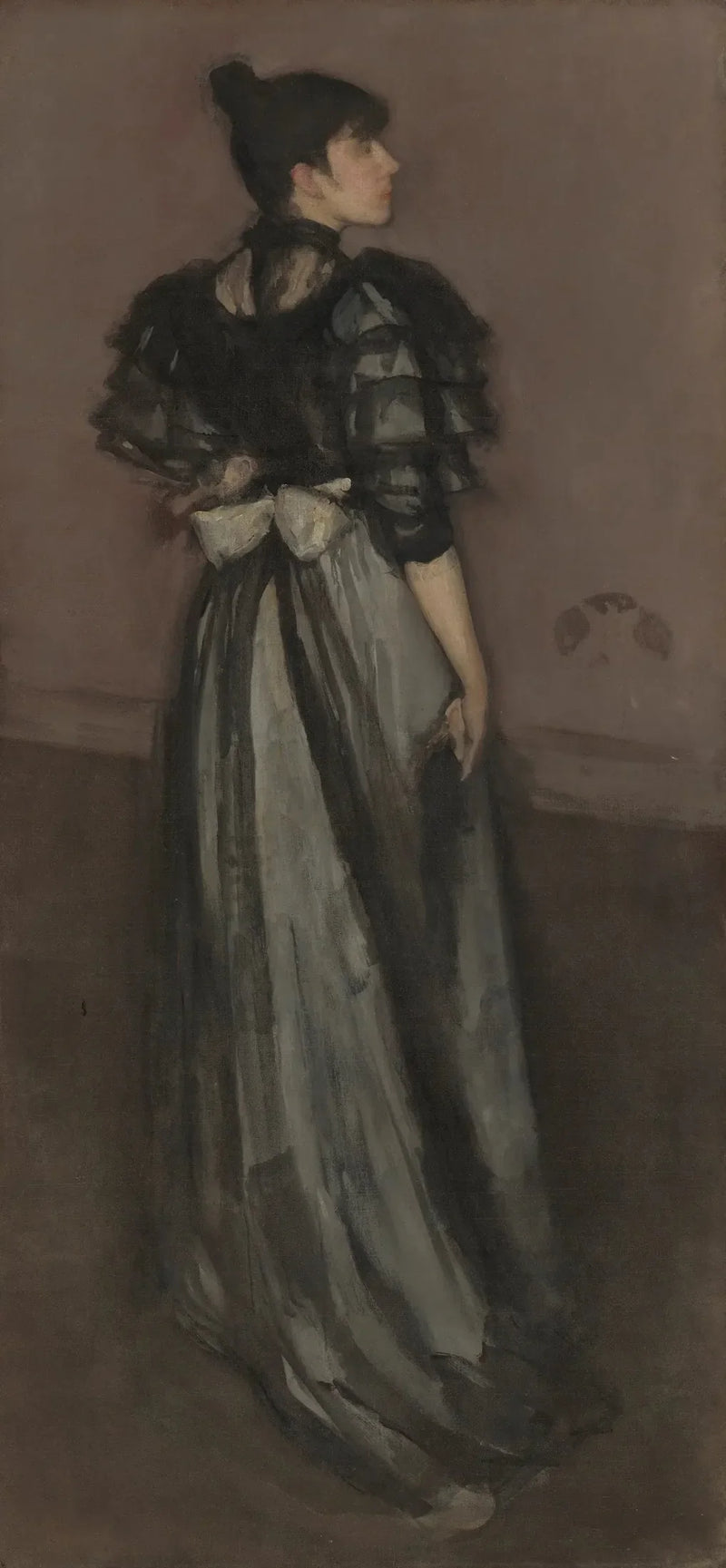 Perlmutt und Silber: die Andalusierin - James Abbott McNeill Whistler