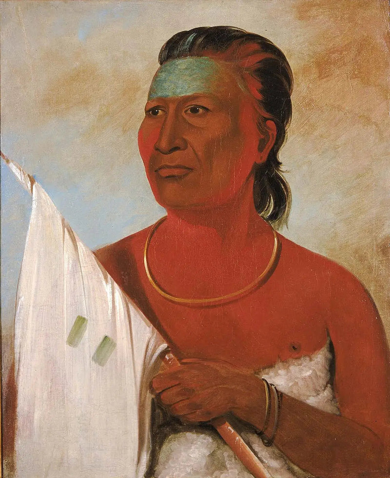 Náh-pope, Suppe, Berater von Black Hawk - George Catlin