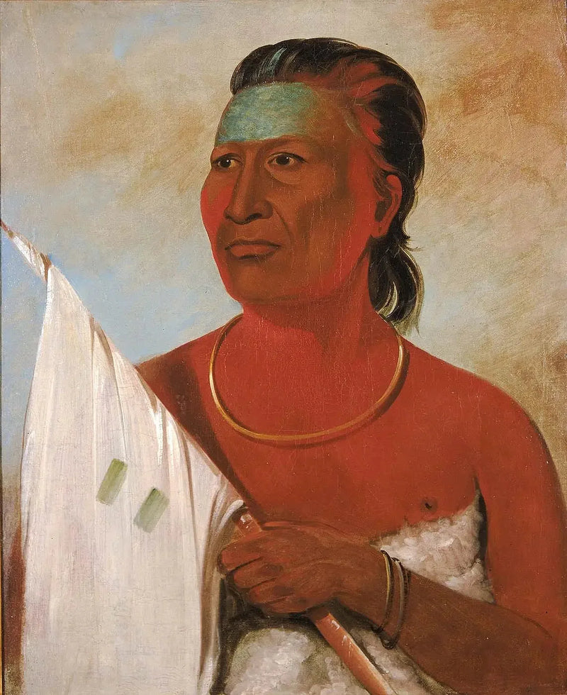 Náh-pope, Suppe, Berater von Black Hawk - George Catlin