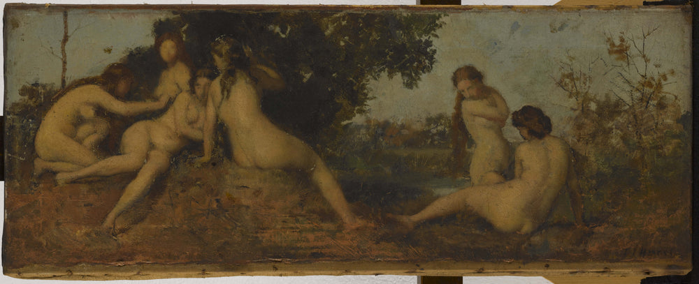Naïades - Jean-Jacques Henner image 1 copie peinte à la main à l’huile