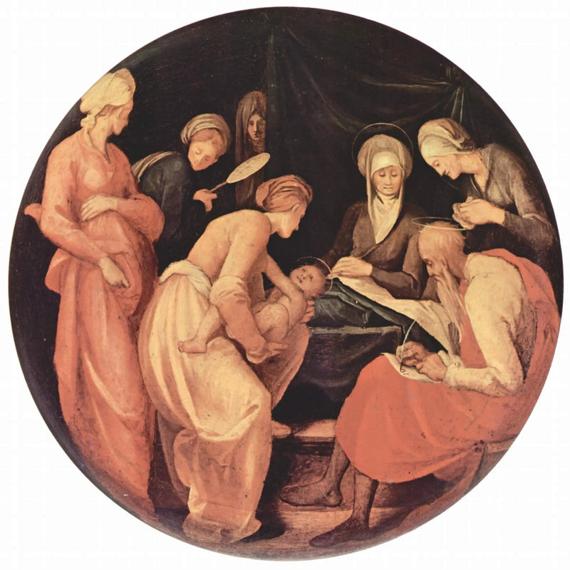 Geburt von Jean-Baptiste - Pontormo