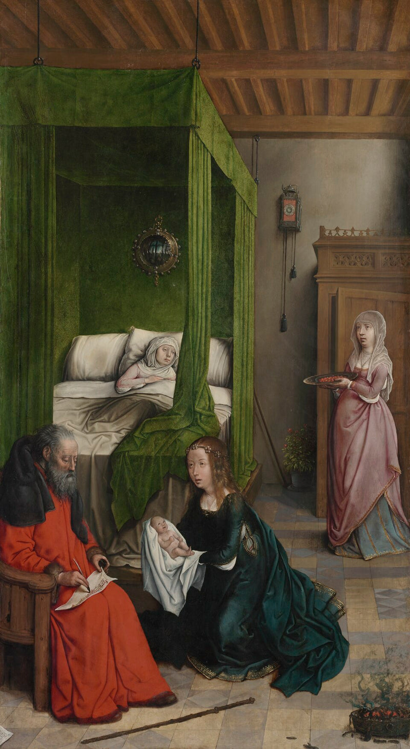 Geburt des heiligen Johannes des Täufers - Juan de Flandes