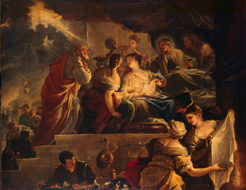 Geburt des heiligen Johannes des Täufers - Luca Giordano