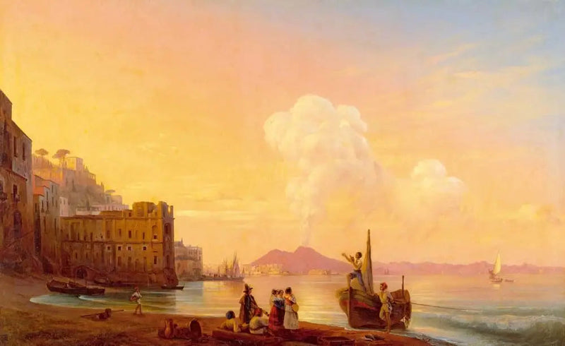 Neapel mit einem Dichter unter den Fischern - Ivan Aïvazovski