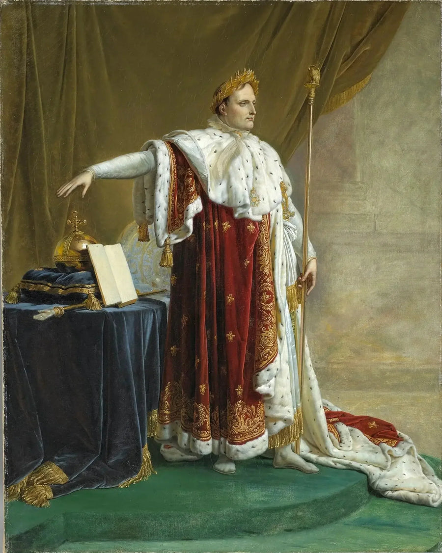 Napoleon I. in Krönungsgewand - Anne-Louis Girodet