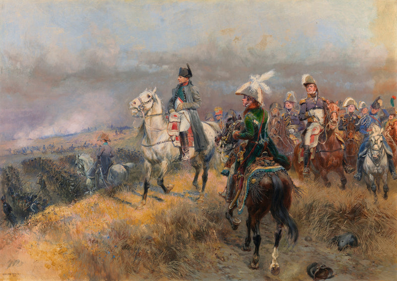 Napoleon und die Truppen - Édouard Detaille