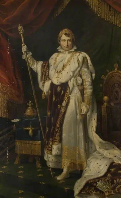 Napoleon I. (1769-1821), Kaiser der Franzosen (1804-1815), in seiner Krönungsrobe - François Gérard