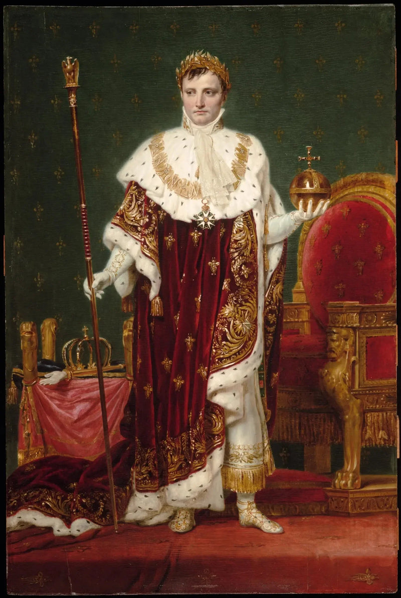 Napoleon I in kaiserlichen Gewändern - Jacques-Louis David