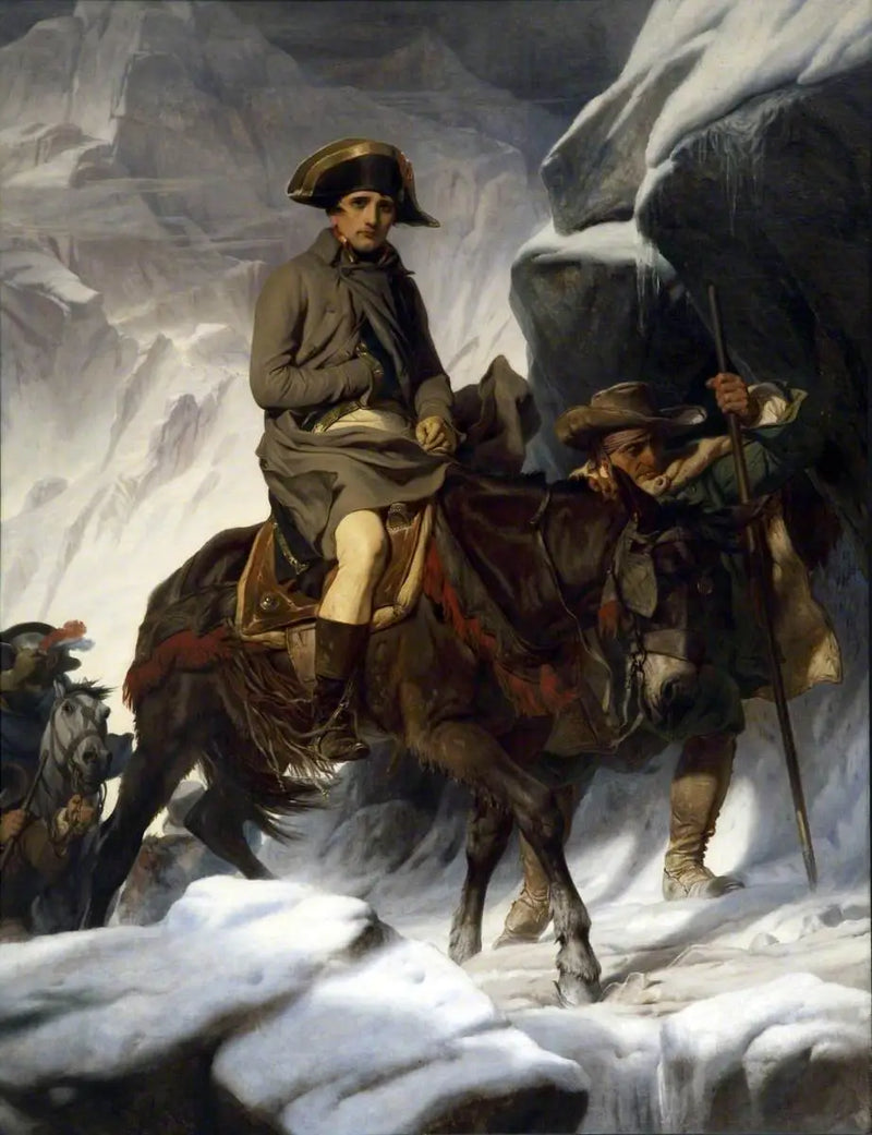 Napoleon überquert die Alpen - Paul Delaroche