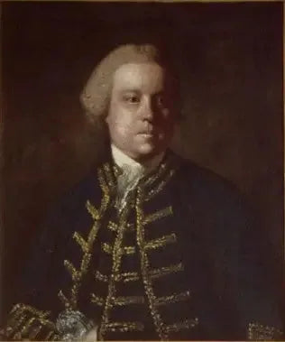 Nathanial Cholmley (1721–1791), seigneur du manoir, abbaye de Whitby - Joshua Reynolds image 1 copie peinte à la main à l’huile