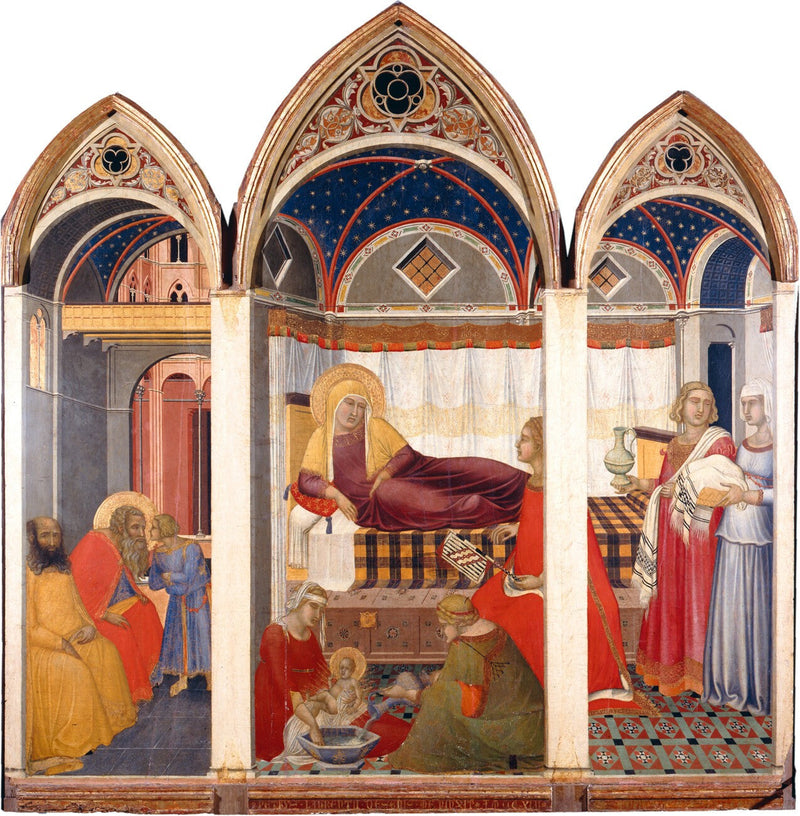 Geburt der Jungfrau Maria - Pietro Lorenzetti