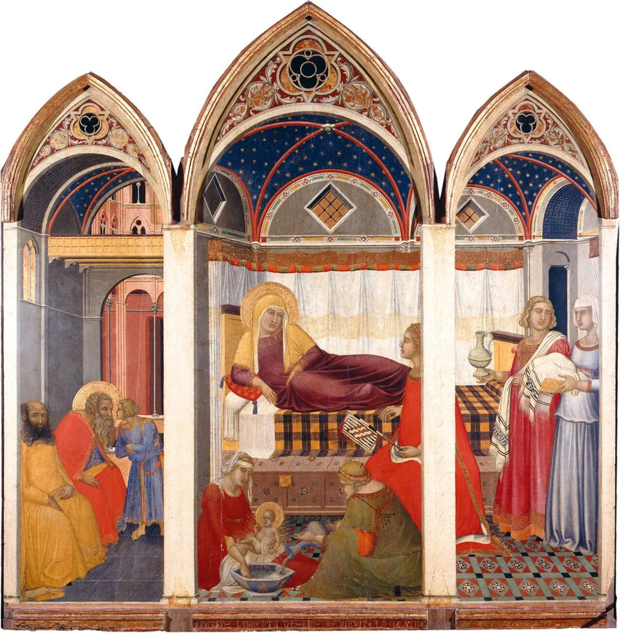 Geburt der Jungfrau Maria - Pietro Lorenzetti
