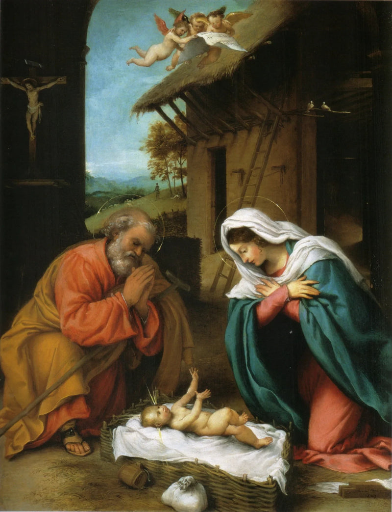 Geburt Christi - Lorenzo Lotto
