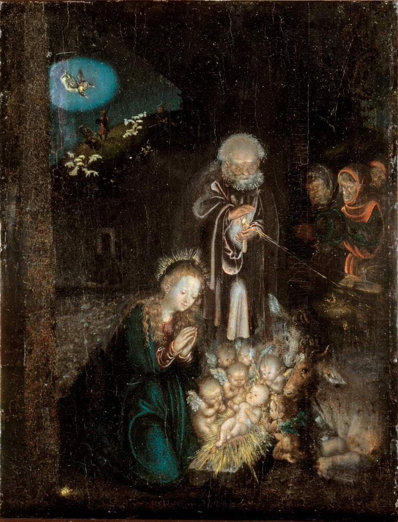 Geburt der Jungfrau - Lucas Cranach der Ältere