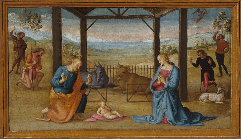 Geburt der Jungfrau - Pietro Perugino