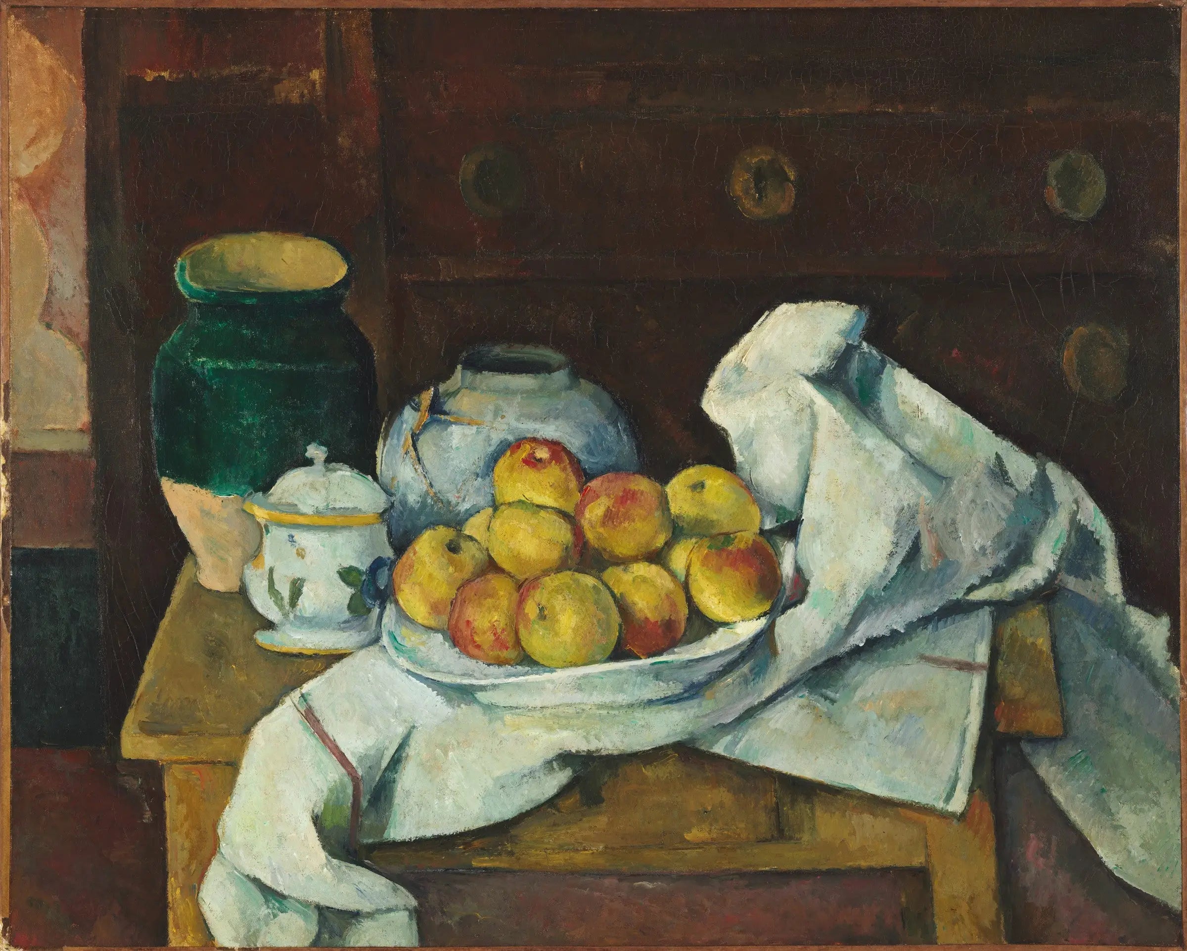 Nature morte à la commode - Paul Cézanne image 1 copie peinte à la main à l’huile