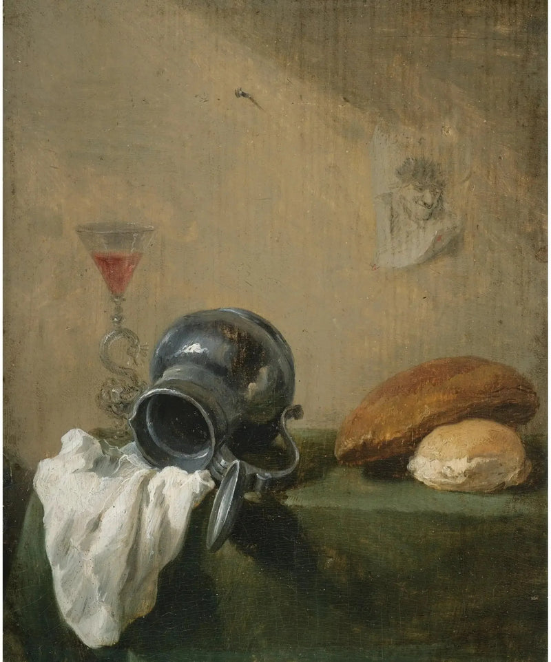 Stillleben mit umgestellter Krug - David Teniers der Jüngere