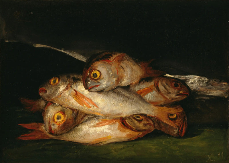 Stillleben mit Goldbrasse - Francisco de Goya