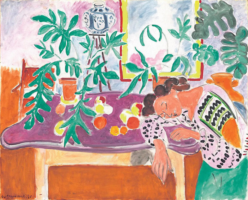 Stilleben mit schlafender Frau - Henri Matisse