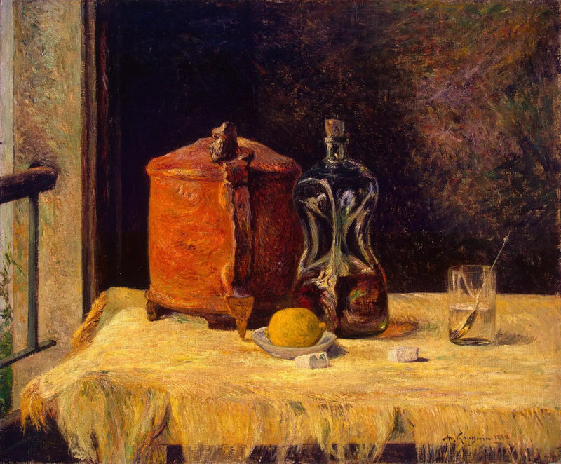 Stilleben am Fenster - Paul Gauguin