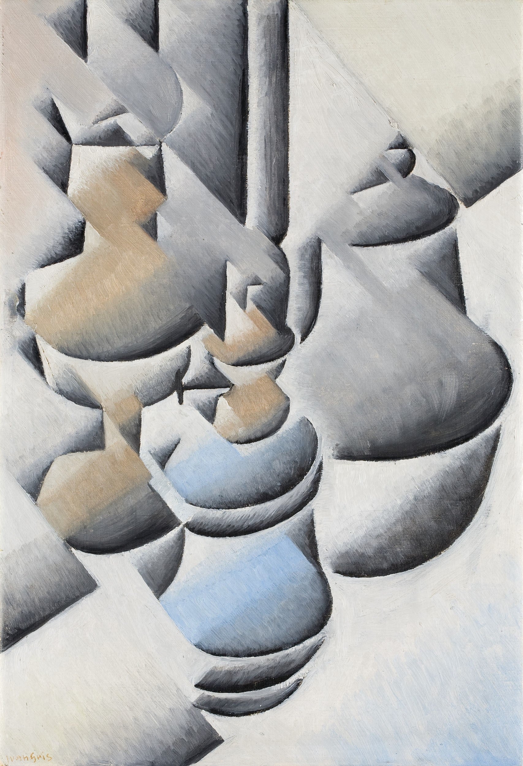 Stillleben mit Lampe - Juan Gris