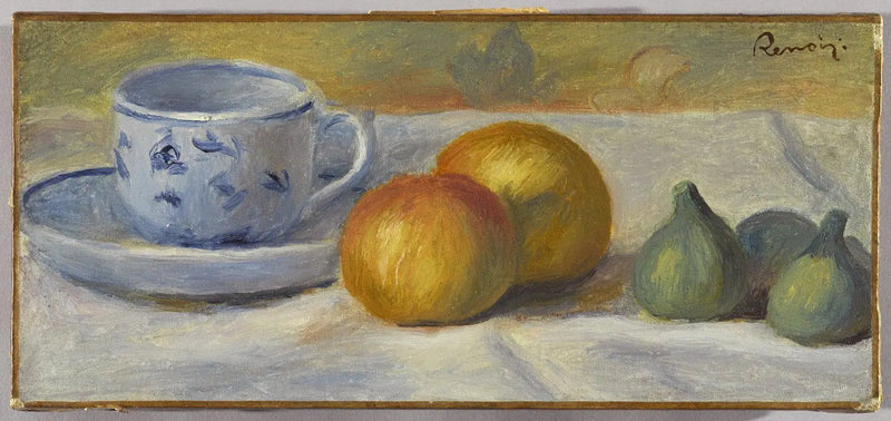 Stilleben mit der blauen Tasse - Pierre-Auguste Renoir