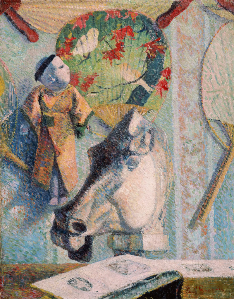 Stilleben mit Pferdekopf - Paul Gauguin