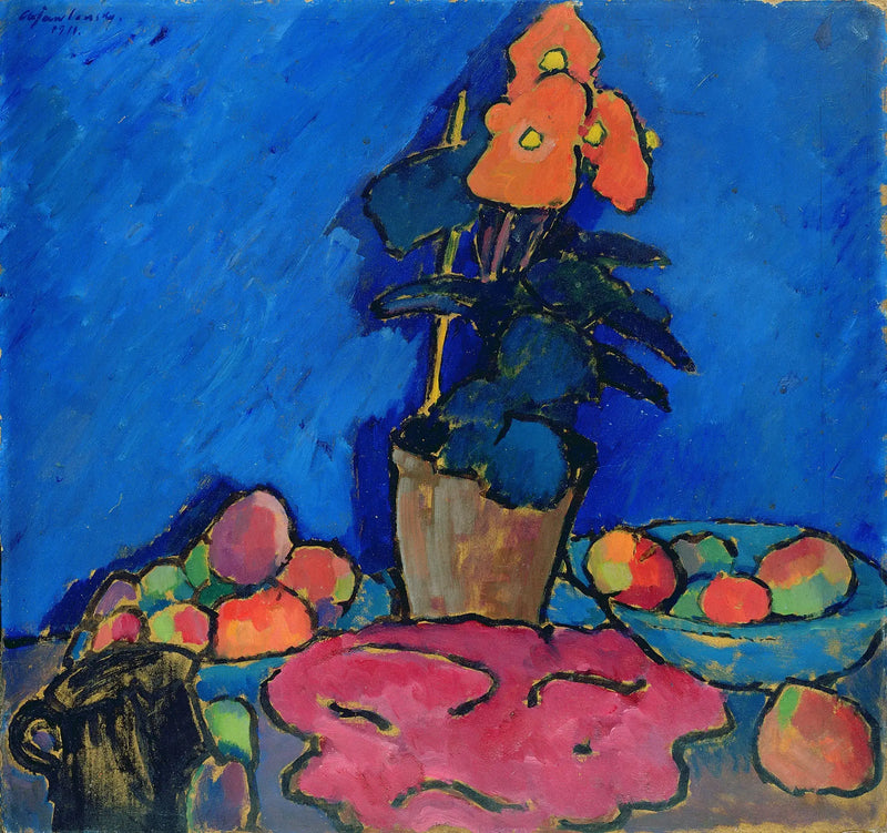 Stillleben mit Begonie - Alexej von Jawlensky