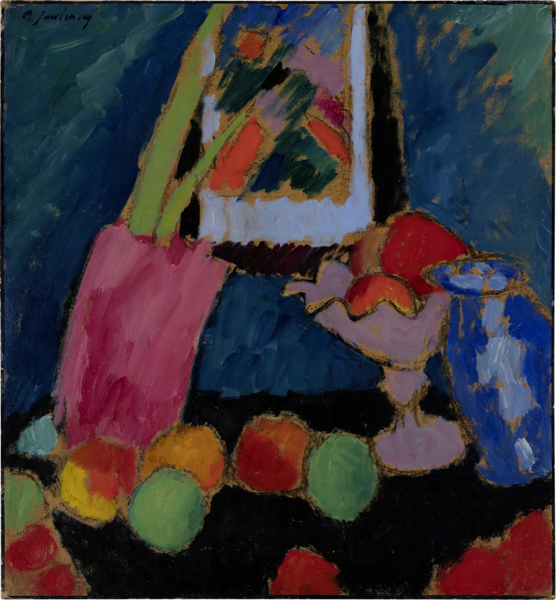 Stillleben mit violeller Schüssel - Alexej von Jawlensky