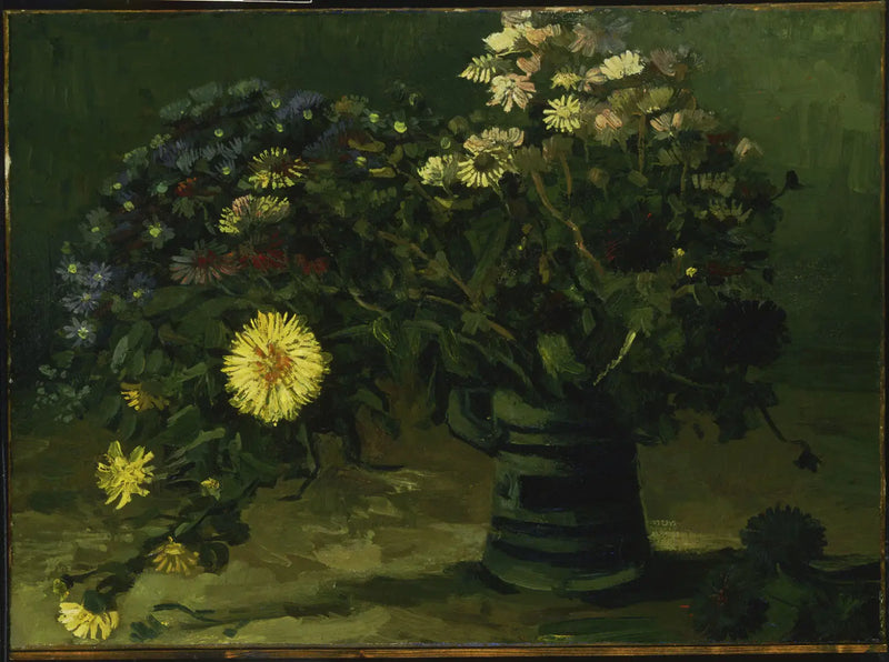 Stillleben mit einem Strauß Margeriten - Vincent van Gogh