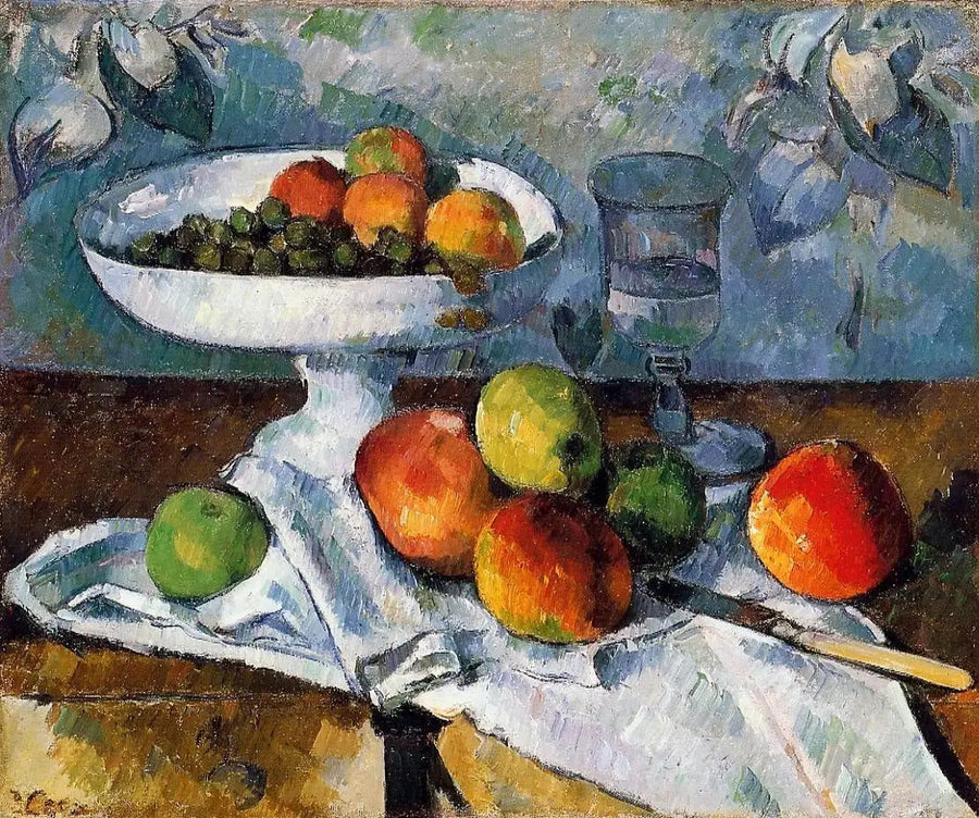 Stillleben mit Obstschale - Paul Cézanne