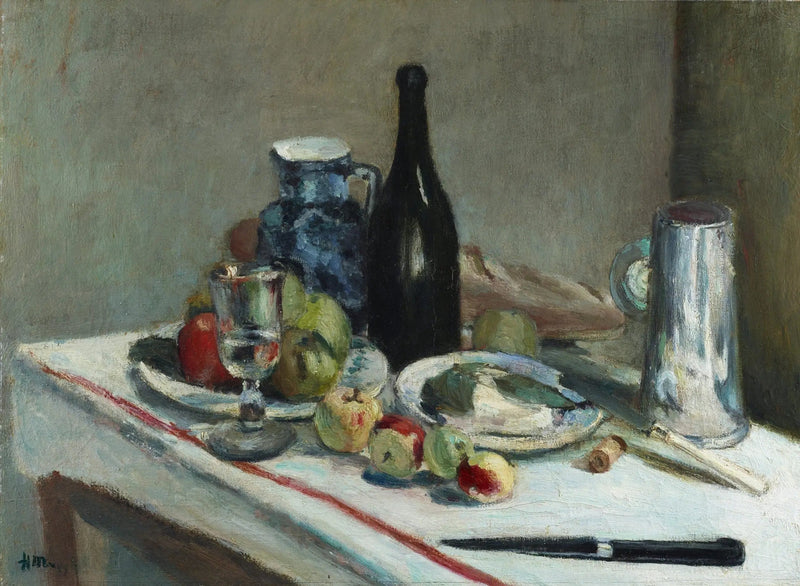 Stillleben mit schwarzem Messer - Henri Matisse