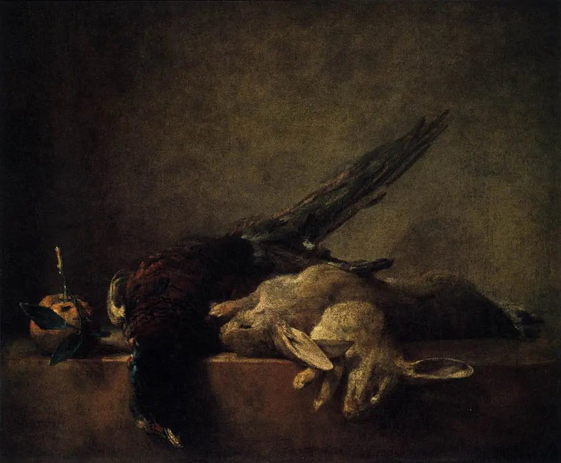 Stillleben mit Wild - Jean Siméon Chardin