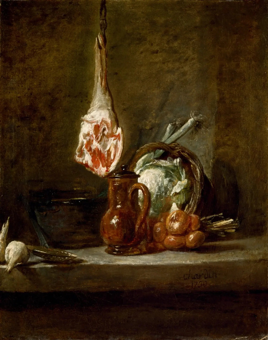 Stillleben mit Lammkeule - Jean Siméon Chardin