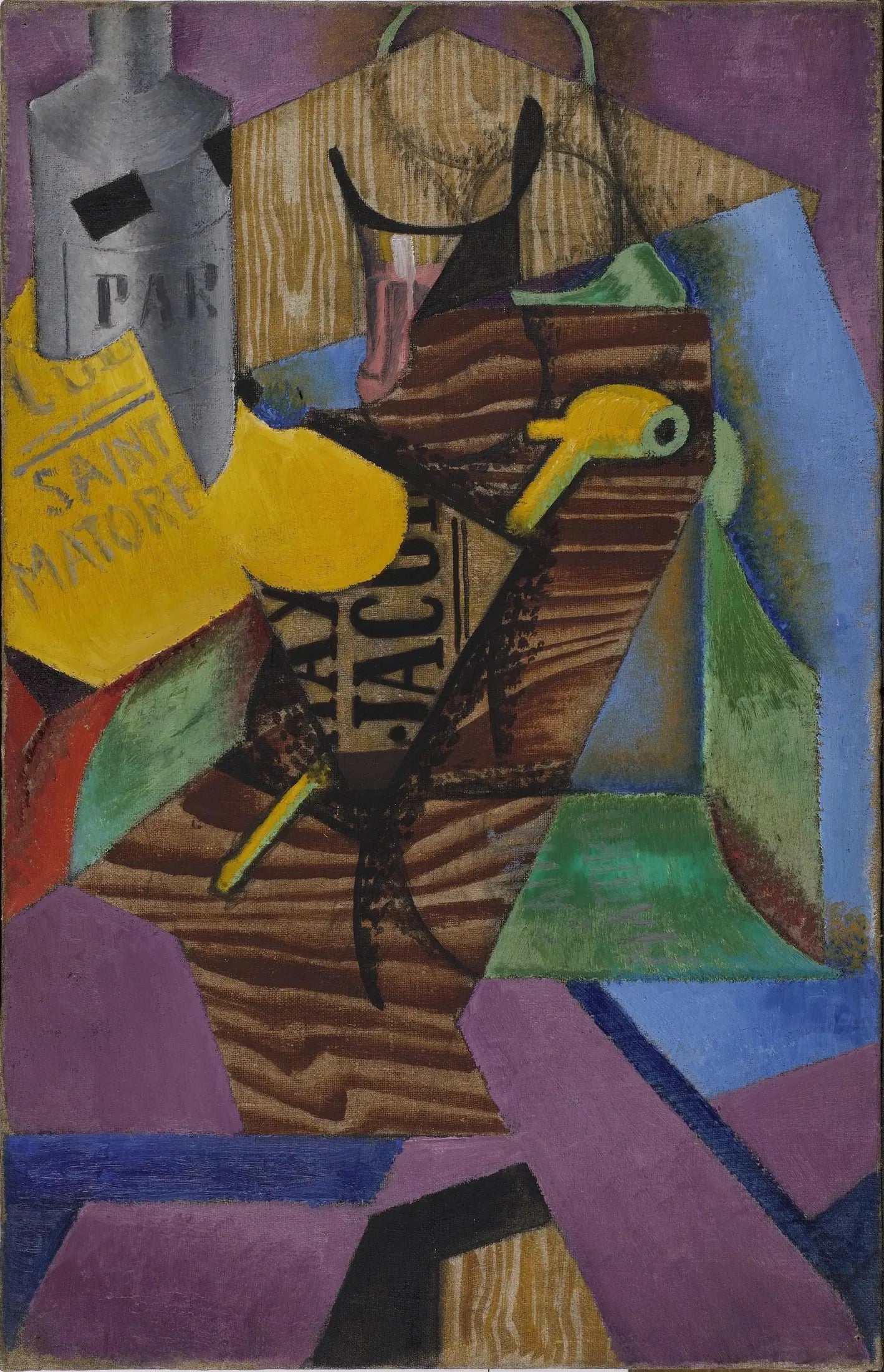 Nature morte au livre - Juan Gris image 1 reproduction artisanale de tableau