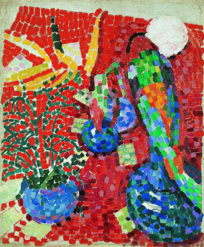 Stilleben mit Papagei - Robert Delaunay