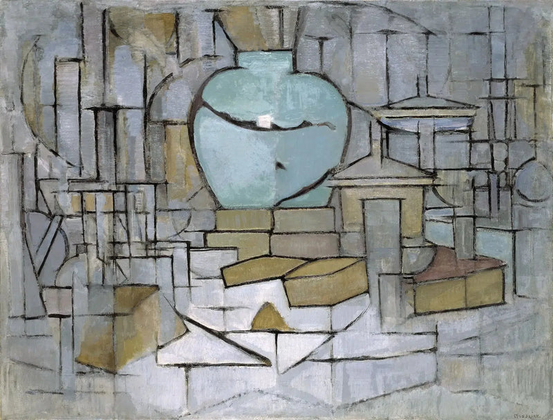 Stillleben mit Ingwerkrug II - Piet Mondrian