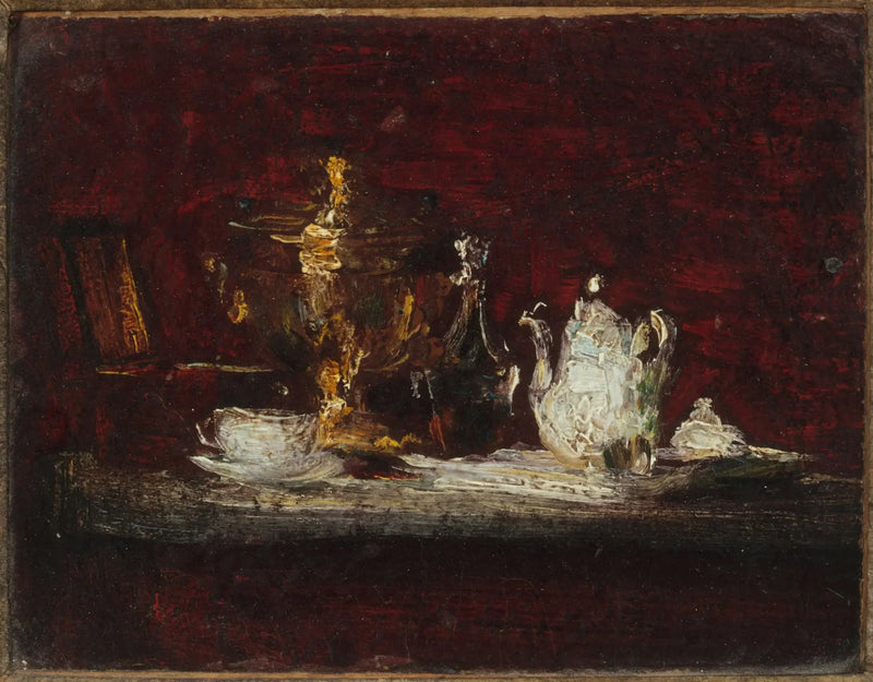 Stillleben mit Samowar - Henri Fantin-Latour