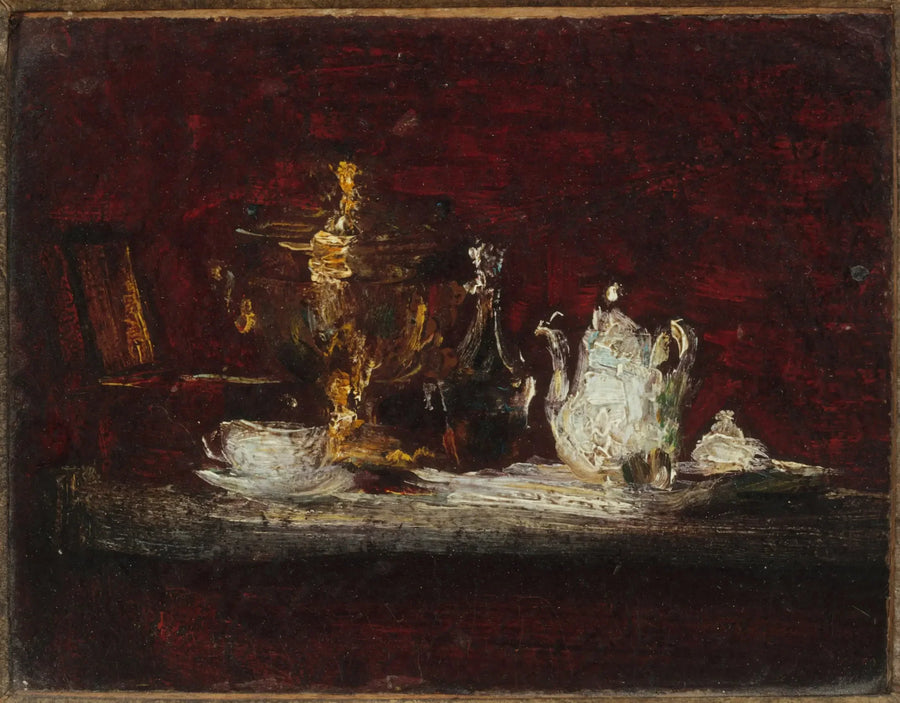 Stillleben mit Samowar - Henri Fantin-Latour
