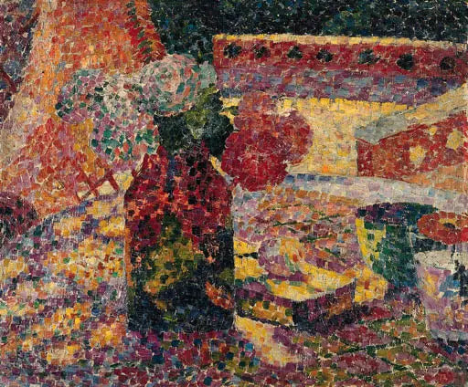 Stillleben mit Blumenvasen - Robert Delaunay
