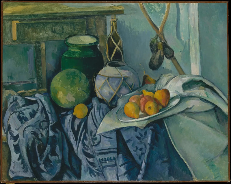 Stillleben mit Auberginen - Paul Cézanne
