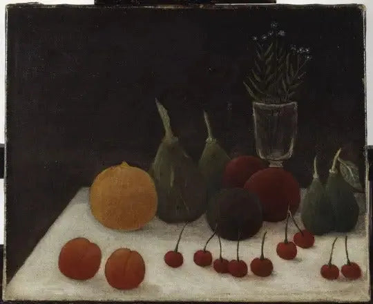 Stillleben mit Kirschen - Henri Rousseau
