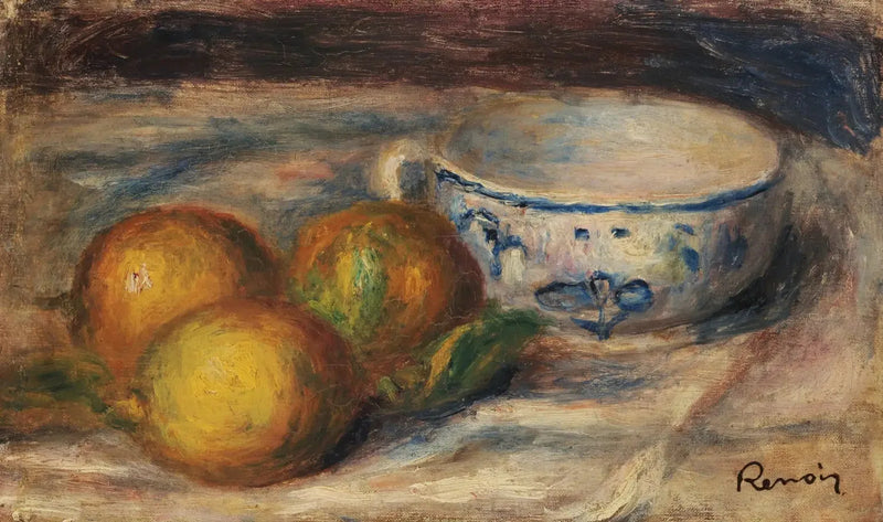 Stillleben mit Zitronen und Tasse - Pierre-Auguste Renoir