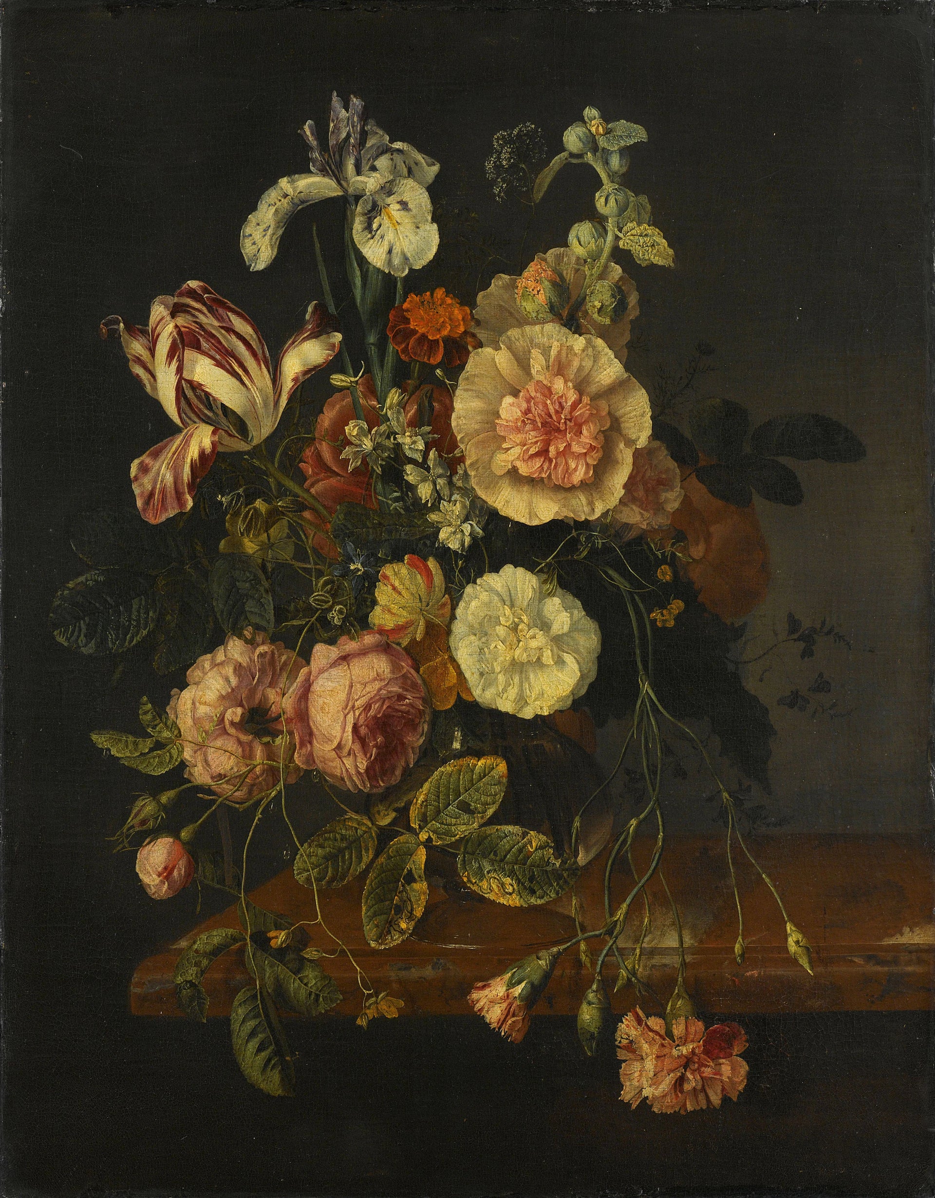 Nature morte aux fleurs - Jacob van Walscapelle