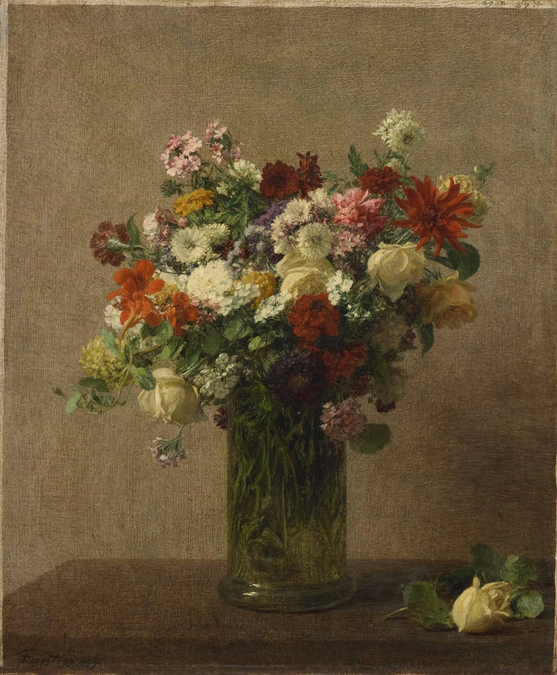 Stillleben mit Blumen SK-A-2895 - Henri Fantin-Latour